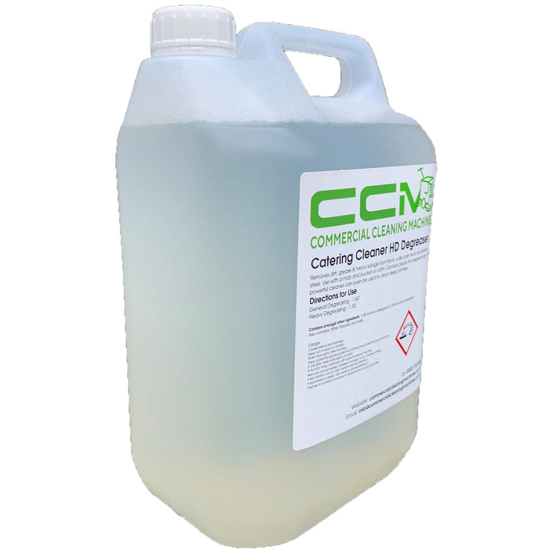 Commercial Cleaning Machines Cleaning Chemicals CCM Catering Cleaner HD Degreaser - 5L - Easily Removes Grease 722777681175 A119/5 - Buy Direct from Spare and Square