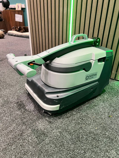 Nilfisk SC250 side view with handle folded