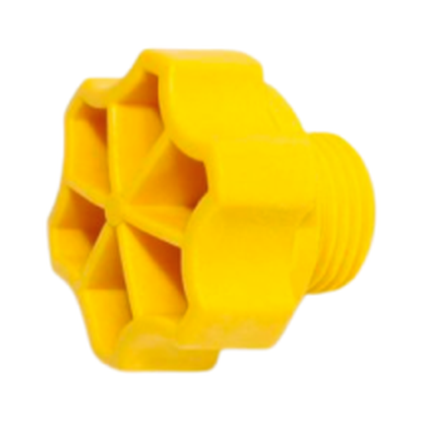 IPC MPVR10774 yellow polypropylene threaded cap