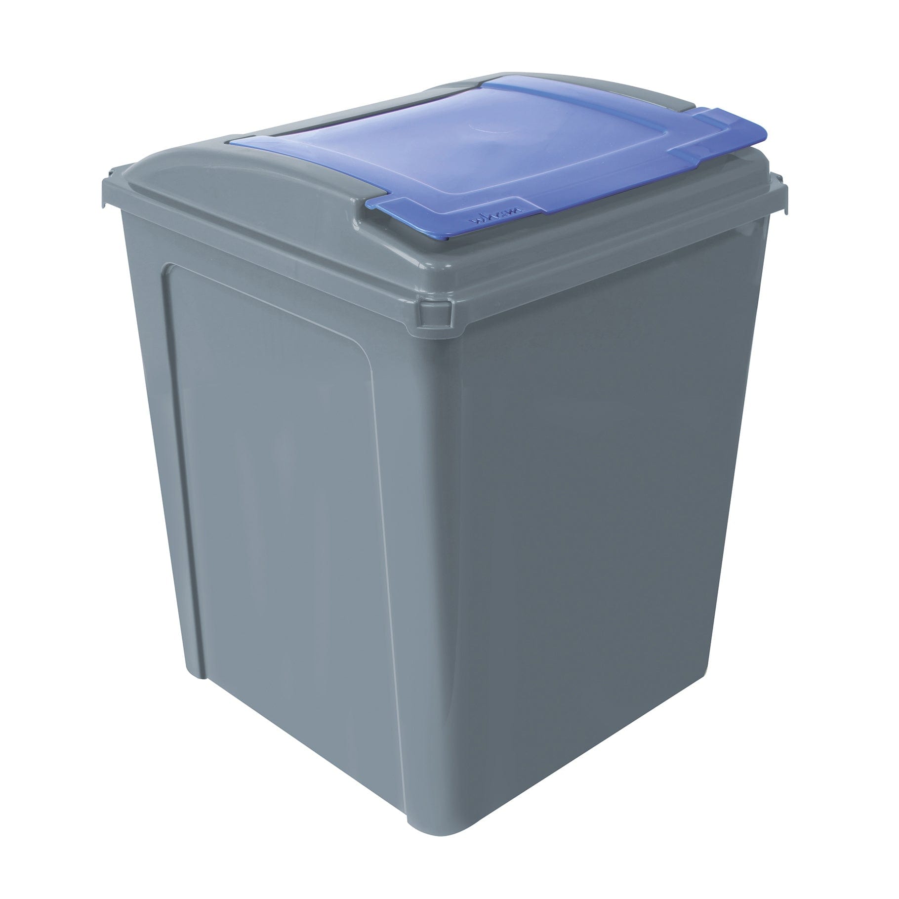 Eco Waste Recycling Bin 50 Litre With Blue Lid