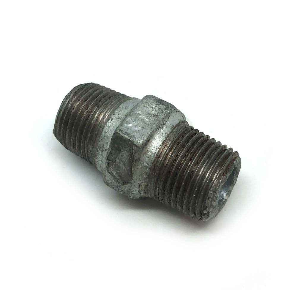 Equal Hexagon Nipple 1/4" BSPT Male Thread