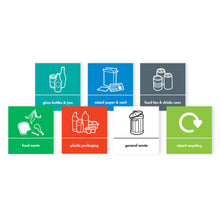Robert Scott Bin English Recycling Stickers 105168 - Buy Direct from Spare and Square