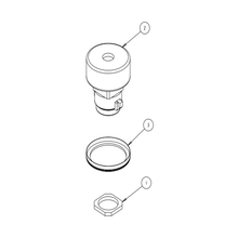 Truvox 05-3502-0000 vacuum motor assembly - exploded parts diagram