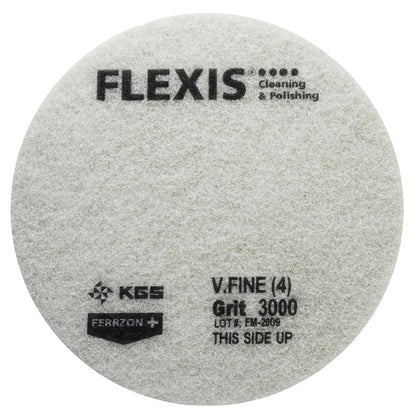 Flexis Ferrzon Diamond Floor Pads - Green Very Fine 3000 - Pack of 2 - Scrubber Dryer Spares
