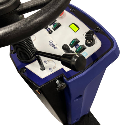 Genius GS52B Pro Ride On 52’’ Battery Powered Sweeper - 100ltr - Sweeper
