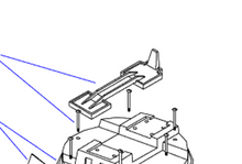 Genuine Viper GV702 Top Handle Assembly Red - Vacuum Cleaner Spares