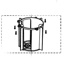 Genuine Viper LSU135 Float Cup Holder Kit - Vacuum Cleaner Spares
