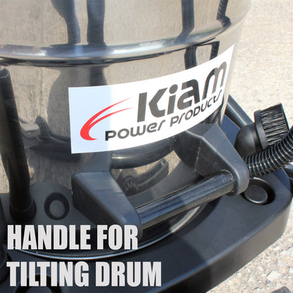 Kiam Products Kiam KV60-2 2400W Twin Motor Industrial Wet and Dry Vacuum Cleaner