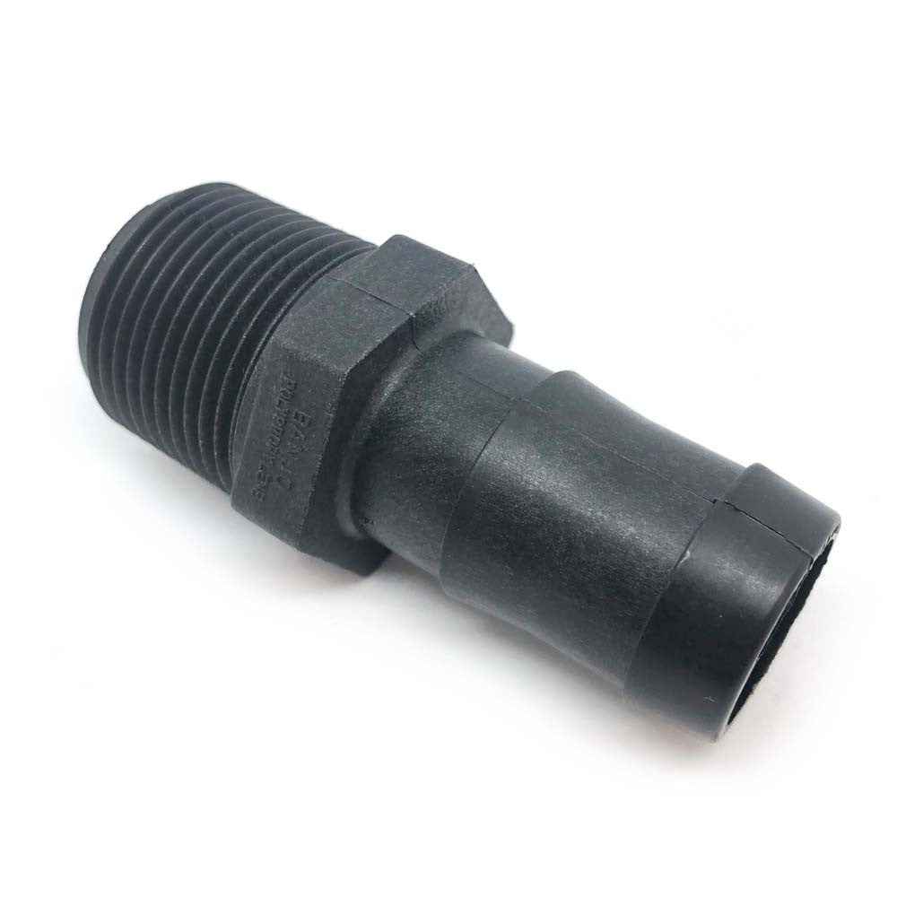1" Male Thread 1" Barb Plastic Hose Tail