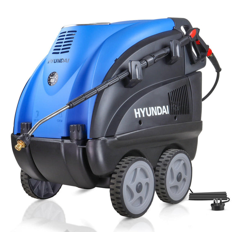 Hyundai Pressure Washer Hyundai 2610psi Hot Pressure Washer, 110°c - HY155HPW-1 5059608229745 HY155HPW-1 - Buy Direct from Spare and Square