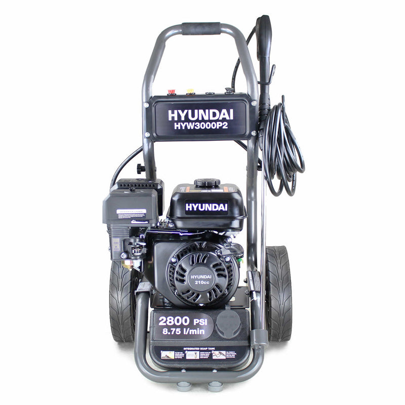 Hyundai Pressure Washer Hyundai HYW3000P2 Petrol Pressure Washer - 2800PSI 9lpm 5056275722807 HYW3000P2 - Buy Direct from Spare and Square