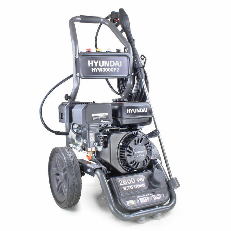 Hyundai Pressure Washer Hyundai HYW3000P2 Petrol Pressure Washer - 2800PSI 9lpm 5056275722807 HYW3000P2 - Buy Direct from Spare and Square