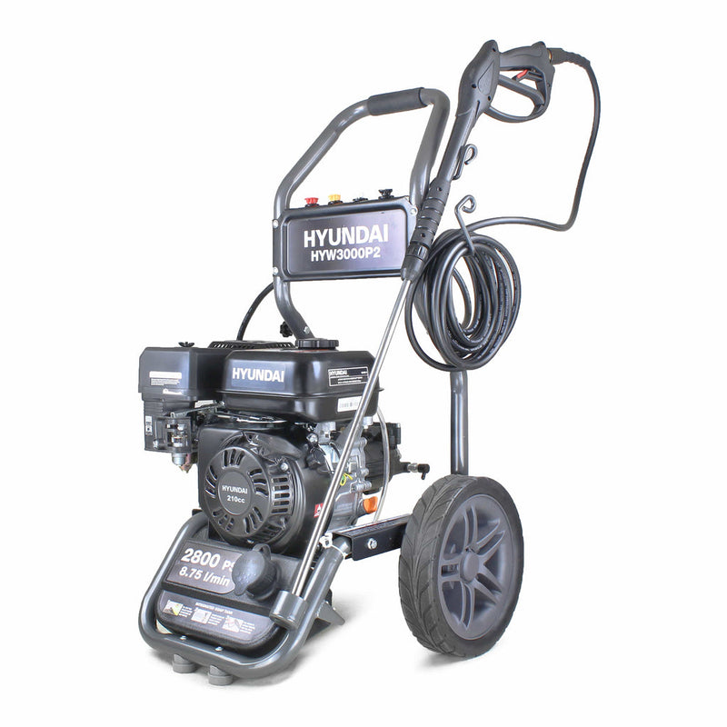 Hyundai Pressure Washer Hyundai HYW3000P2 Petrol Pressure Washer - 2800PSI 9lpm 5056275722807 HYW3000P2 - Buy Direct from Spare and Square