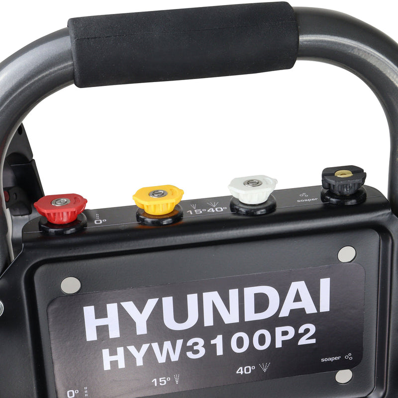 Hyundai Pressure Washer Hyundai HYW3100P2 Petrol Pressure Washer - 3100PSI 10lpm 5056275799458 HYW3100P2 - Buy Direct from Spare and Square