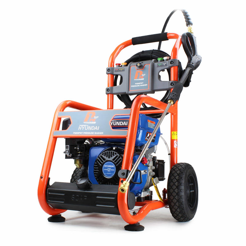 Hyundai Pressure Washer P1 P3200PWT Hyundai Petrol Pressure Washer - 3200psi 11lpm P3200PWT - Buy Direct from Spare and Square