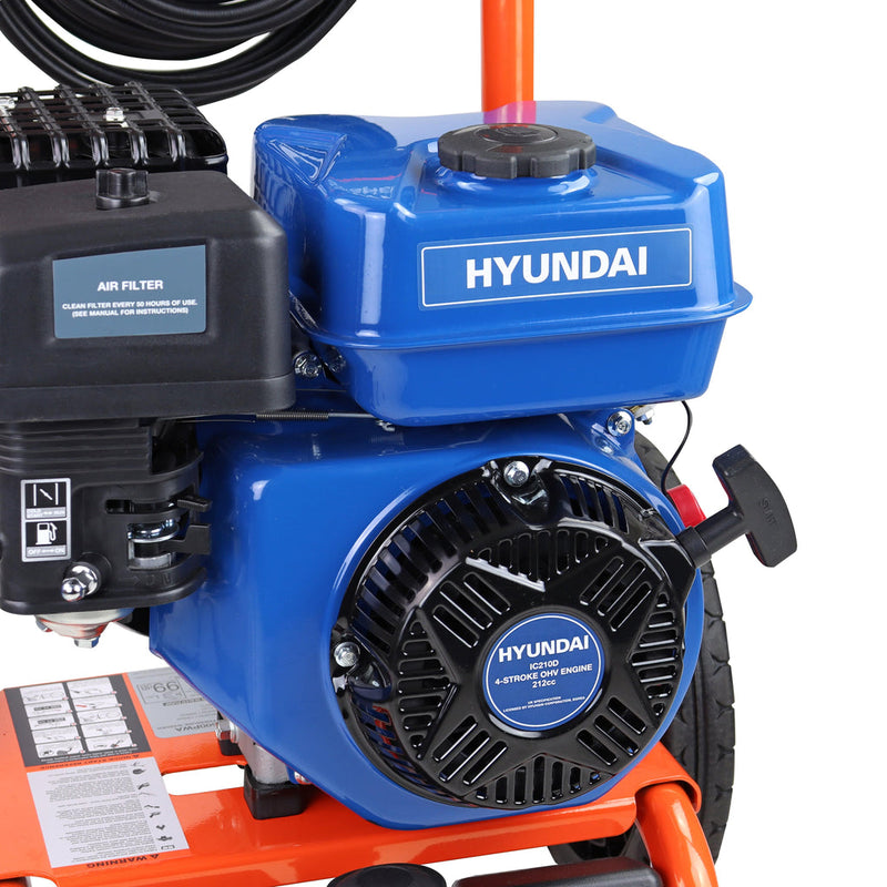 Hyundai Pressure Washer P1 P3500PWA Hyundai Petrol Pressure Washer - 3000psi 8.7lpm 5056275799236 P3500PWA - Buy Direct from Spare and Square