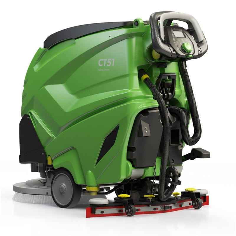 IPC CT51 BT55 Large 50l Battery Floor Scrubber Dryer With Traction - 21 inch - Commercial Cleaning Machines Ltd