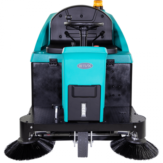 IPC Sweeper TVX TS1300 Pro Ride On Battery Powered Sweeper - 100ltr - Buy Direct from Spare and Square