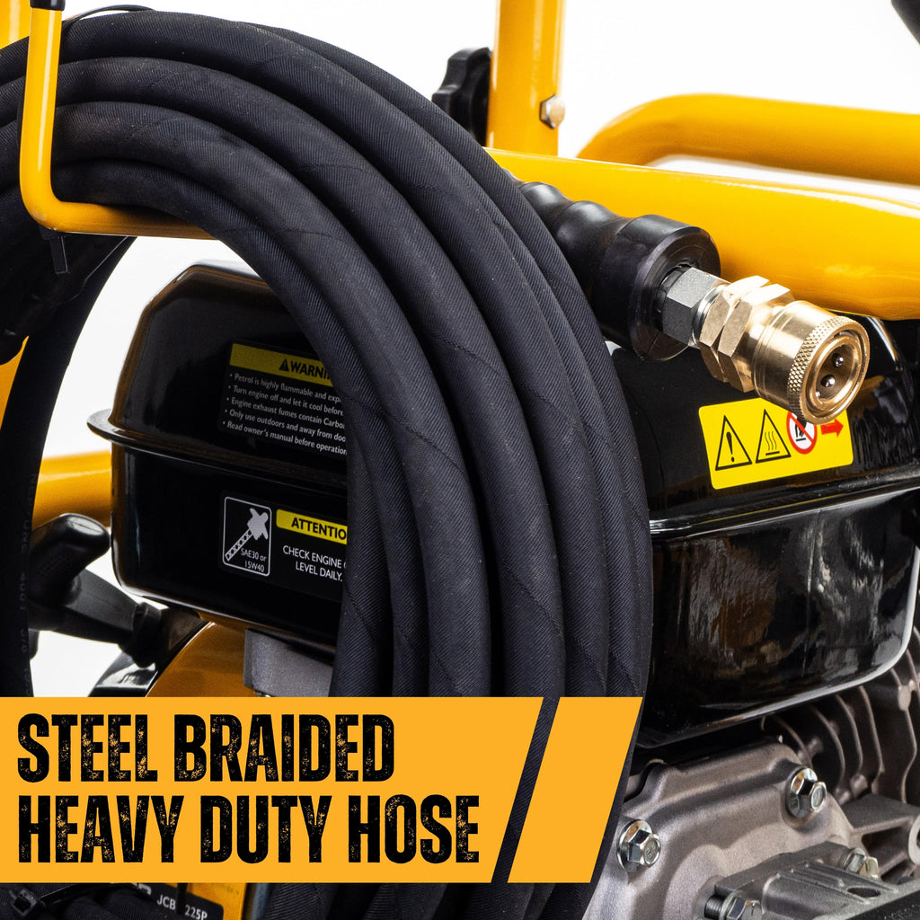 JCB Pressure Washer JCB Petrol Pressure Washer - PW15040P - 15hp JCB Engine - 4000psi 5059608313048 JCB-PW15040P - Buy Direct from Spare and Square