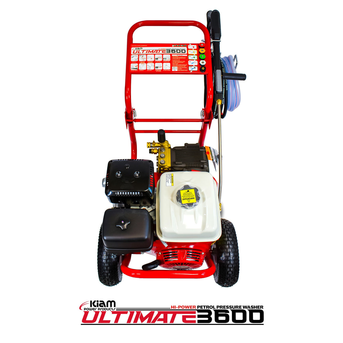 Kiam Products Kiam 3600PR Petrol Pressure Washer Honda GX390 Engine 3600 PSI 15 LPM
