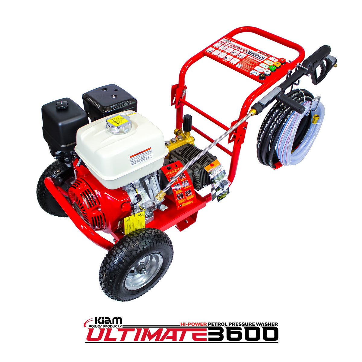 Kiam Products Kiam 3600PR Petrol Pressure Washer Honda GX390 Engine 3600 PSI 15 LPM