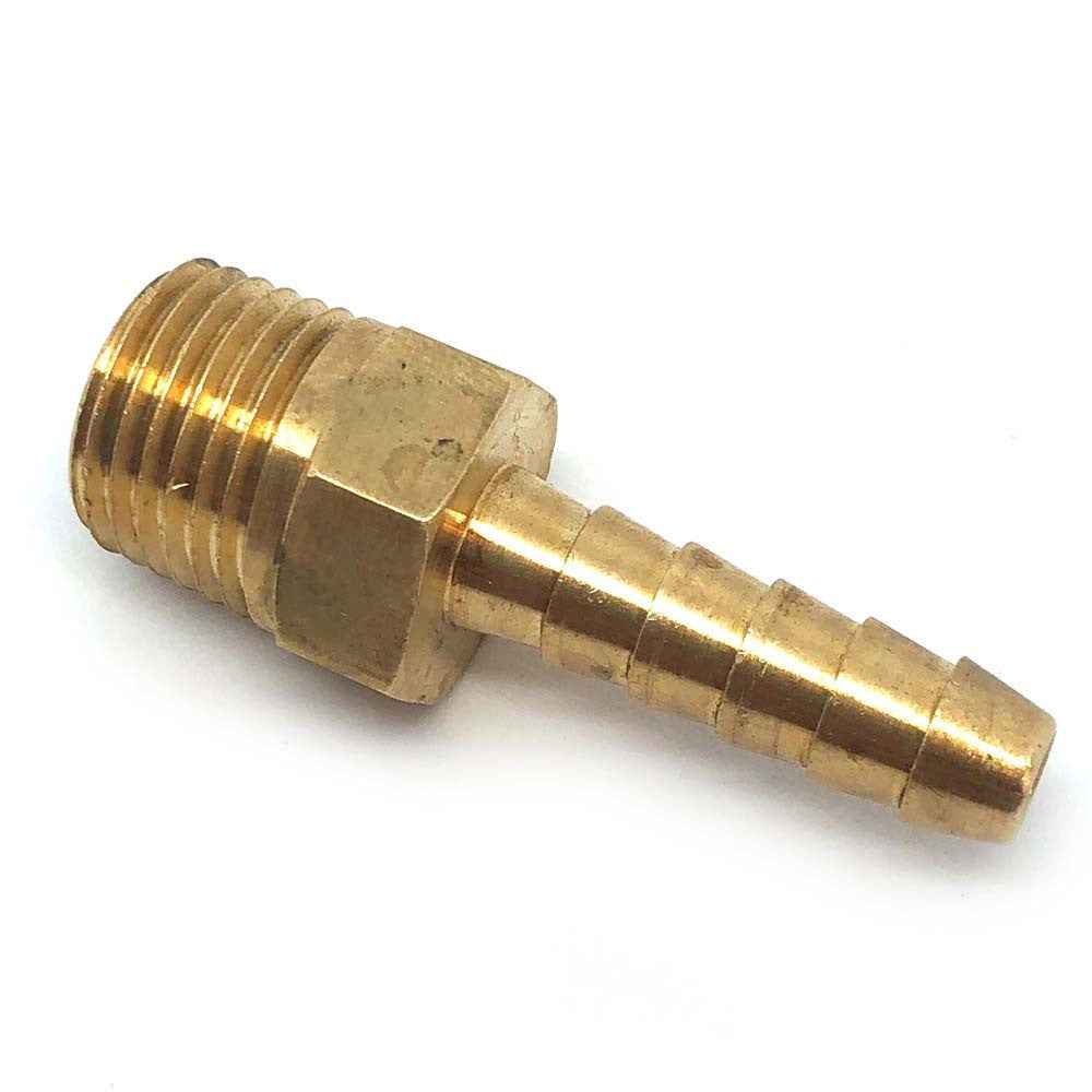 1/8"-1/4" Brass Hose Tail