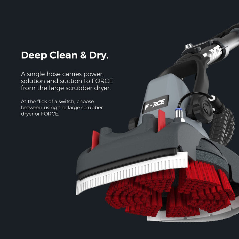 Motor Scrubber Scrubber Dryer MotorScrubber FORCE - Add Portable Scrubbing And Small Area Cleaning To Any Large Scrubber Dryer MSFORCE - Buy Direct from Spare and Square