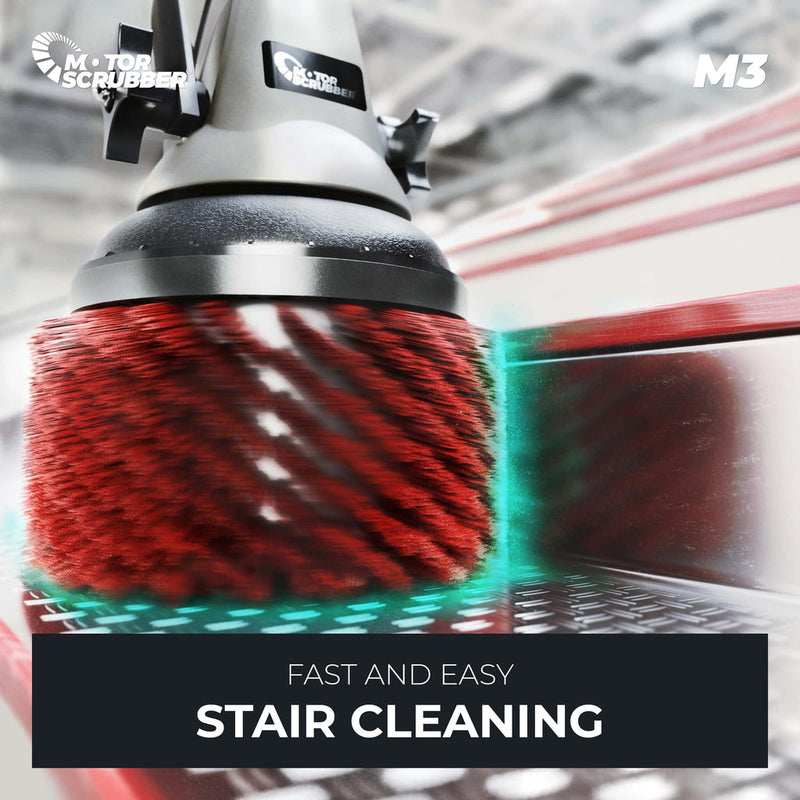 Motor Scrubber Scrubber Dryer MotorScrubber M3L - Portable, Powerful, Commercial Scrubber For Hard To Clean Areas - 120cm - 240cm Handle M3L - Buy Direct from Spare and Square