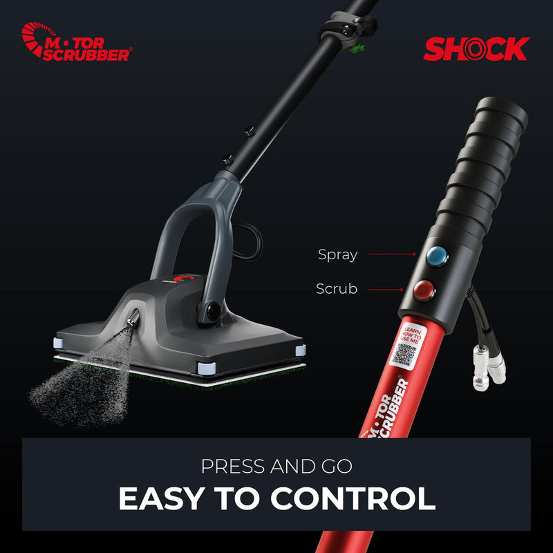 Motor Scrubber Scrubber Dryer MotorScrubber Shock Starter Kit - Oscillating Deep Cleaner - No Battery Backpack MSSHOCKHH - Buy Direct from Spare and Square