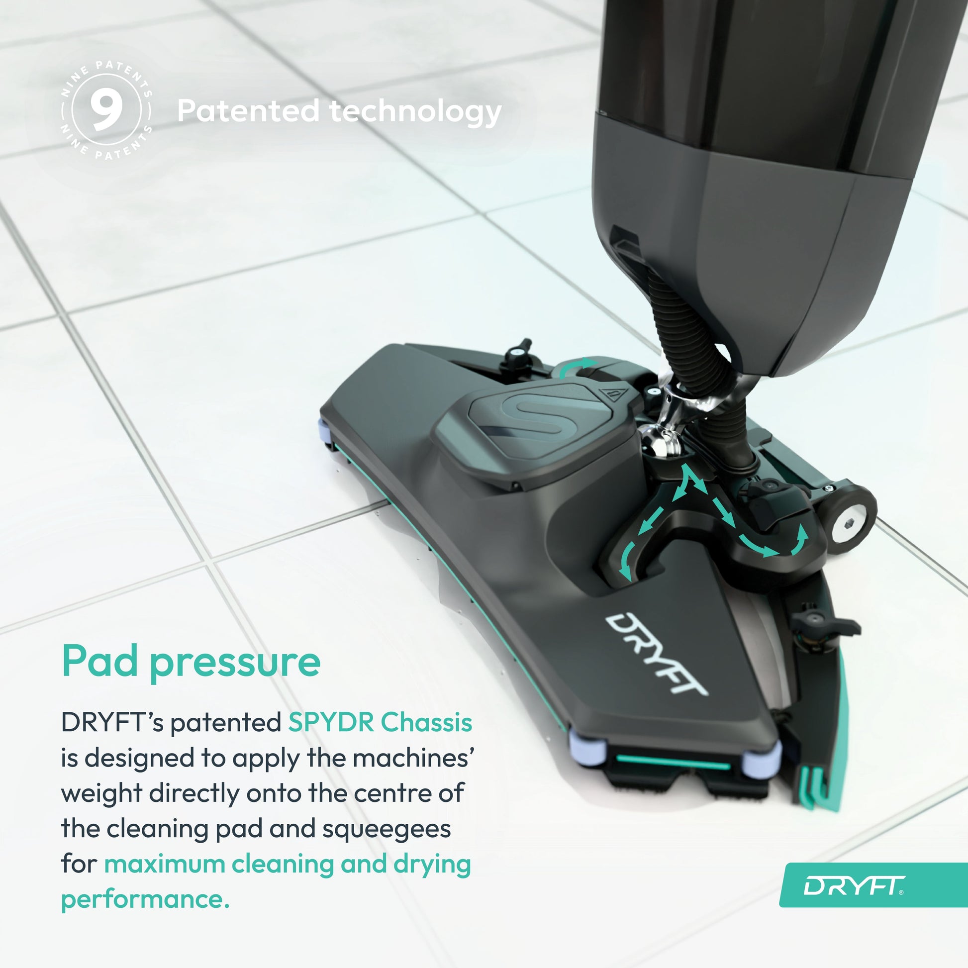 MotorScrubber Dryft - Low Profile S-Motion Scrubber Dryer - Scrubber Dryer