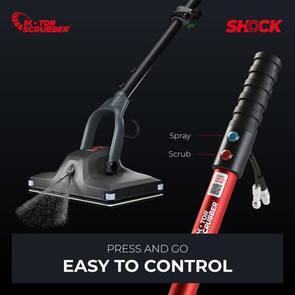 Motor Scrubber Scrubber Dryer MotorScrubber Shock Starter Kit - Oscillating Deep Cleaner - No Battery Backpack MSSHOCKHH - Buy Direct from Spare and Square