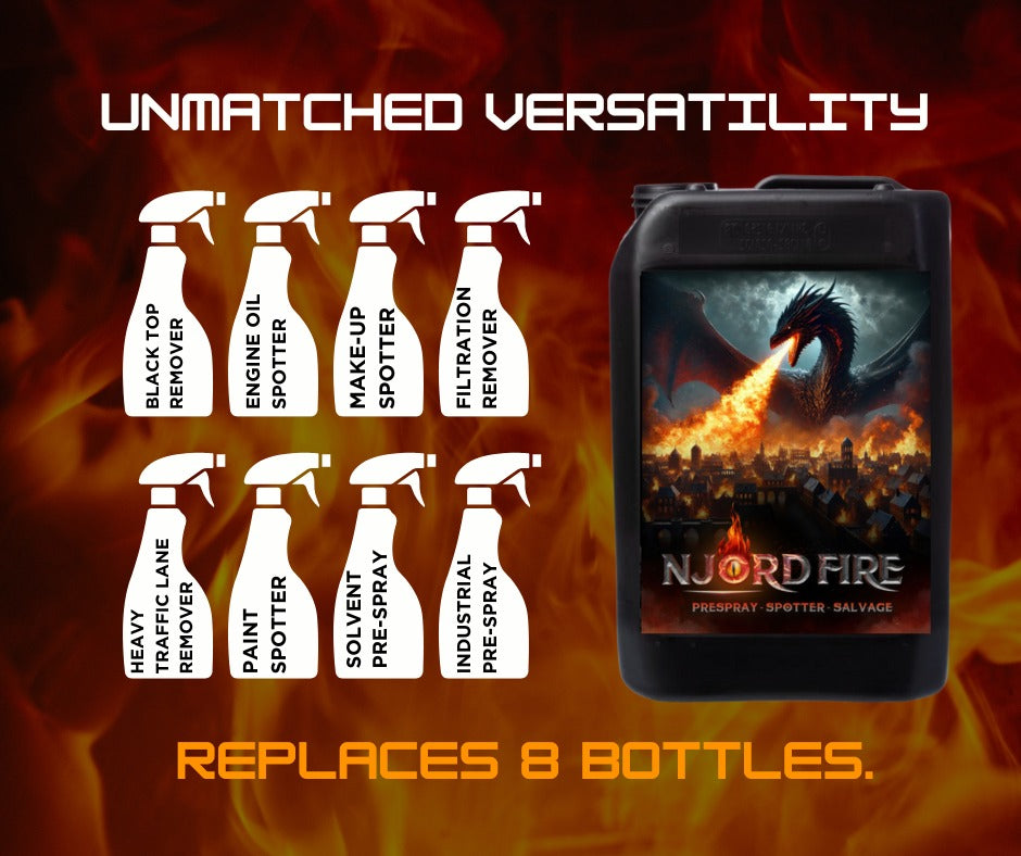 Njord Fire 6l - Max Strength Pre Spray Spotter & Salvage - Cleaning Chemicals