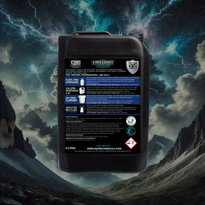 Njord Hammer 6l - Woolsafe Pre Spray Spotter & Rinse With Deodoriser - Cleaning Chemicals