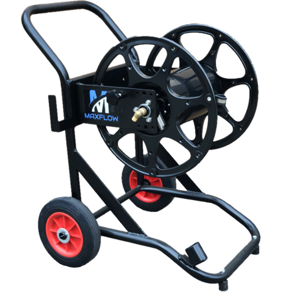 Maxflow Black 100m Reel Trolley ( no hose )