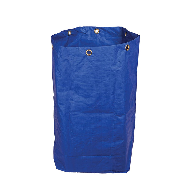 Robert Scott Janitorial Trolley Blue Port-A-Cart Vinyl Waste Bag 100L 101286-Blue - Buy Direct from Spare and Square