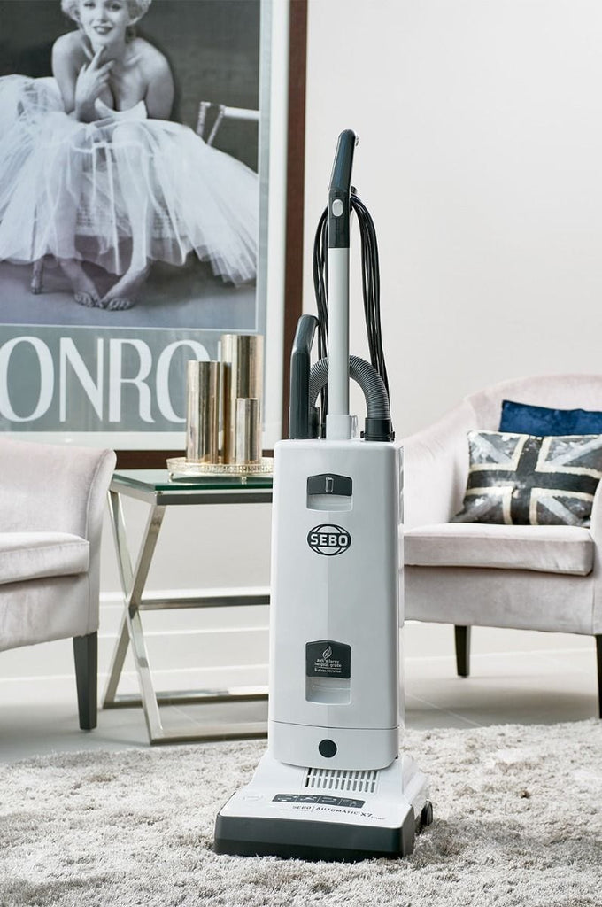 Sebo Vacuum Cleaner Sebo Automatic X7 ePower Upright Vacuum Cleaner - Gloss White 91501GB - Buy Direct from Spare and Square