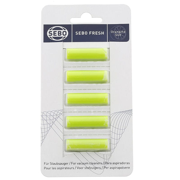 Sebo Vacuum Spares Sebo Fresh Orangina Vacuum Cleaner Fresheners - Pack of 5 Genuine Sebo Fresh 4012615049608 0496 - Buy Direct from Spare and Square