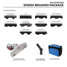 SkyVac skyScraper Single Head Speedi Brush Package with Pole Connection