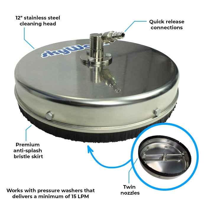 SkyVac skyWash 12-Inch Roof Cleaning Head