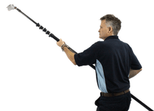 SkyVac Roof Cleaning SkyScraper Roof Cleaning Package with Telescopic Pole, 24ft - 34ft Options - Buy Direct from Spare and Square