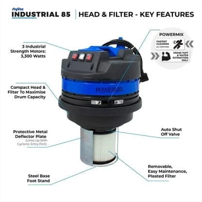 skyVac Industrial 85 - Vacuum Only - Wet / Gutter Vac - Commercial Cleaning Machines Ltd