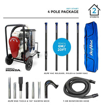 skyVac Interceptor With High Reach Pole Set - On Board Honda Engine With Upto 155 Inch Water Lift - Commercial Cleaning Machines Ltd
