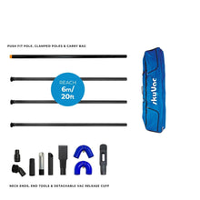 skyVac Premium 44mm Clamped Carbon Fibre Gutter Pole Set - Vacuum Spares