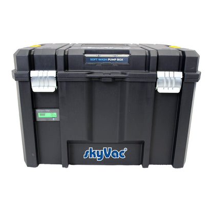 SkyVac Softwash Unit skyVac Soft Wash Pump Box - Chemical and Bleach Pump - Buy Direct from Spare and Square