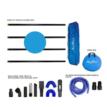 skyVac Standard 44mm Push Fit Carbon Fibre Gutter Pole Set - 4 Poles 20ft (6m) - Vacuum Spares