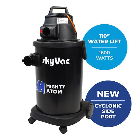 SkyVac Vacuum Cleaner SkyVac Mighty Atom - Vacuum Only - Wet / Gutter Vac Mighty Atom - Vacuum Only 240v - Buy Direct from Spare and Square