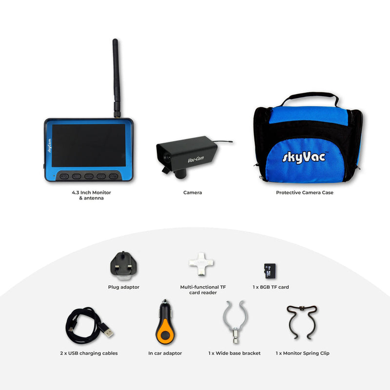 SkyVac Vacuum Spares Skyvac Recordable Inspection System - High Level Inspection Camera Recordable-Inspection-System - Buy Direct from Spare and Square