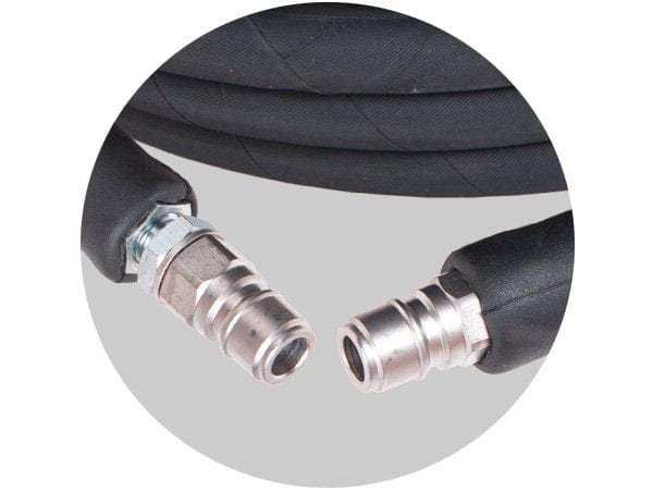 Spare and Square Pressure Washer Spares 3/8" AR31 QR High Pressure 1 Wire Rubber Hose - 40 Meter Quick Release Hose HP2600QR-40 - Buy Direct from Spare and Square