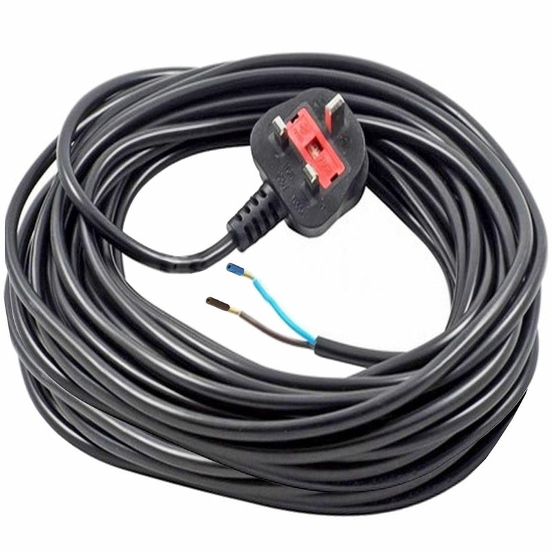 Spare and Square Vacuum Spares Black Mains Power Cable For Sebo Vacuum Cleaners - 12m FLX53 - Buy Direct from Spare and Square