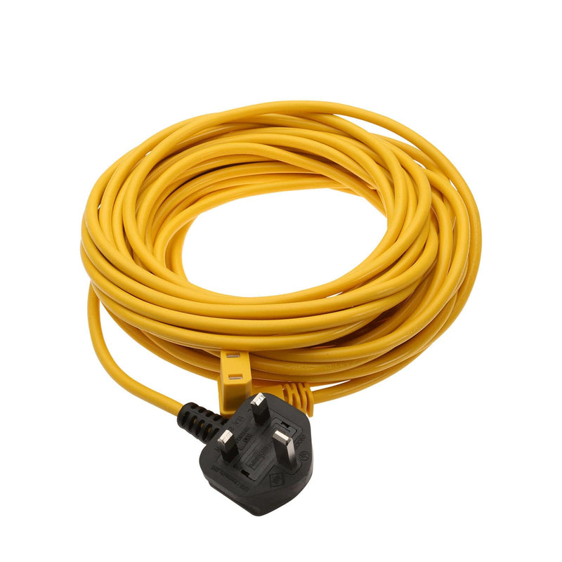 Spare and Square Vacuum Spares Victor V9 Yellow 12.5m Mains Cable - Fits Victor V9 Models 22-VC-01C - Buy Direct from Spare and Square